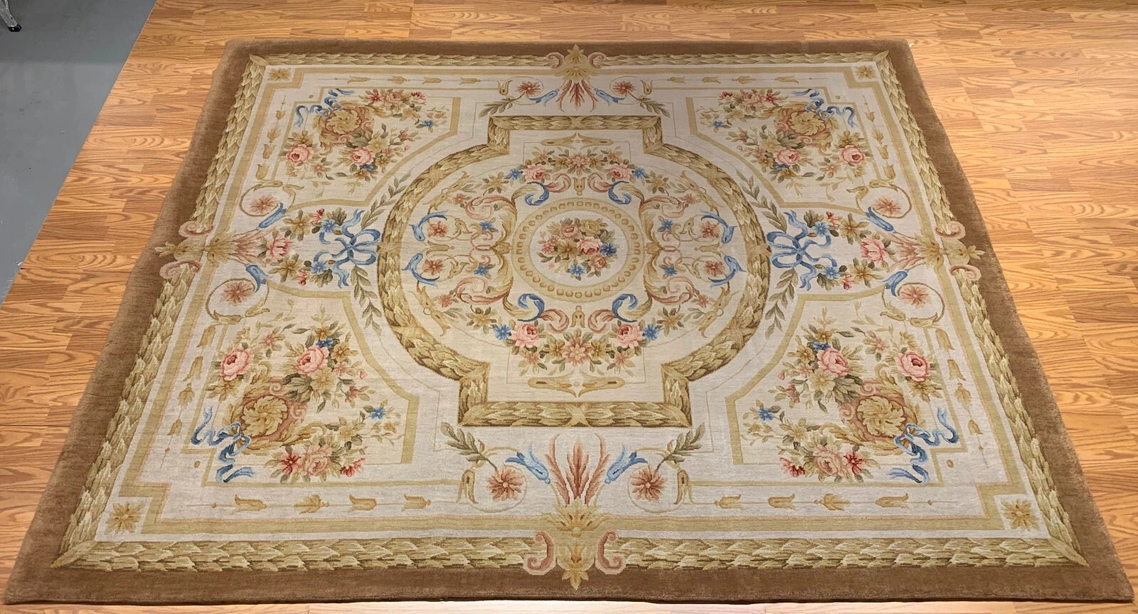 8 x 10 New Savonnerie Hand Knotted 100% Wool Area Rug