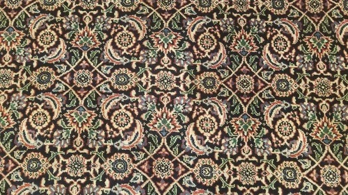 9 x 12 Black Very High Quality Harati hand Knotted Wool Oriental Rug