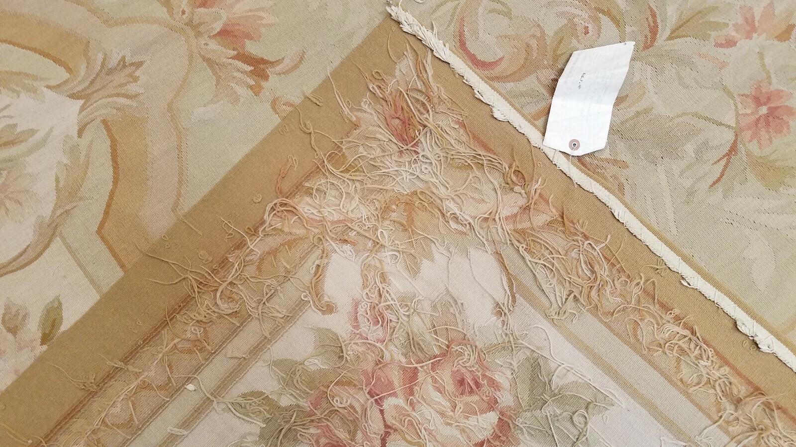 9 x 12 Hand woven French Aubusson Tapestry 100% wool Area rug