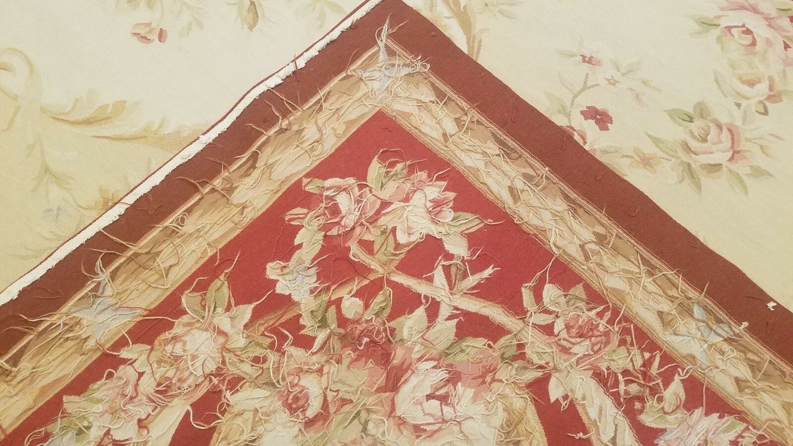 9 x 12 Hand woven French Aubusson Tapestry 100% wool Area rug