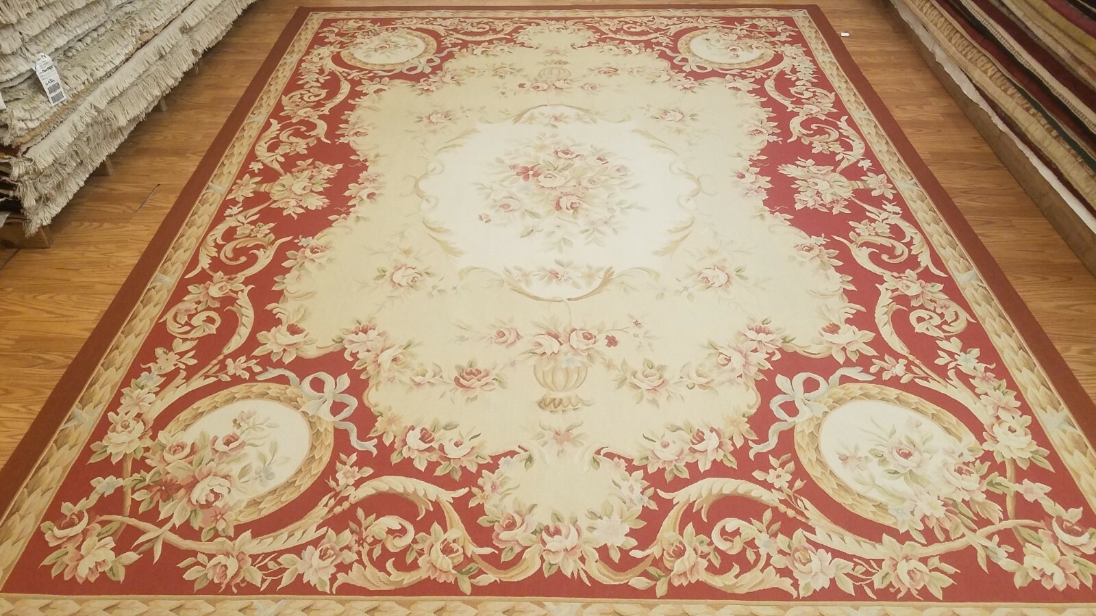 9 x 12 Hand woven French Aubusson Tapestry 100% wool Area rug