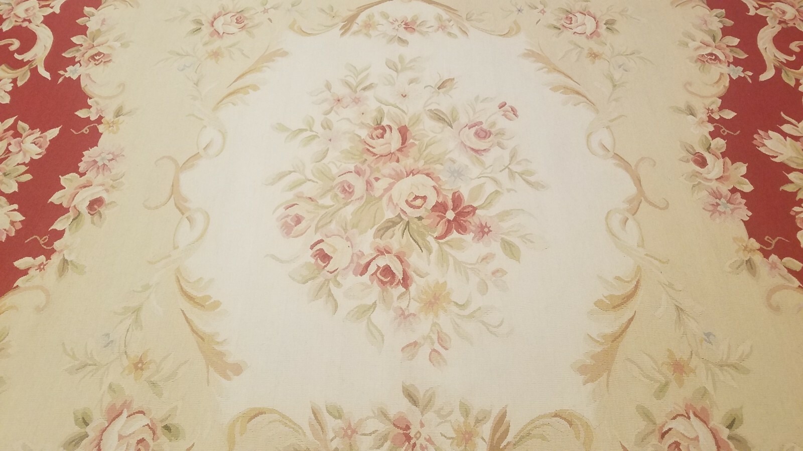 9 x 12 Hand woven French Aubusson Tapestry 100% wool Area rug