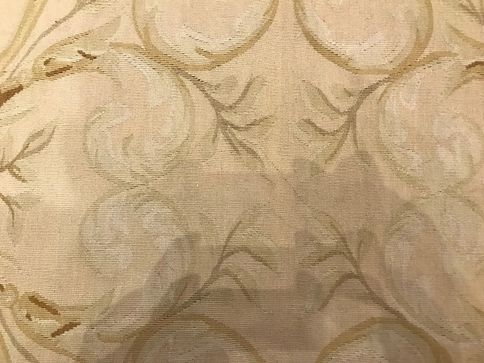 9 x 12 Hand woven French Aubusson Weave 100% wool Area rug
