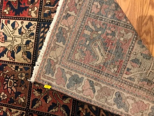 5 x 7.4 Vintage Tribal 100% Wool Hand Knotted Vegetable Dye Area Rug