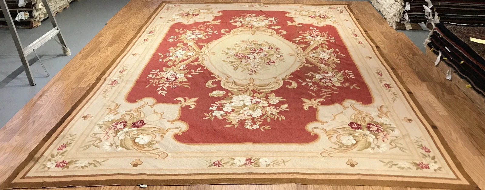 9 x 12  Needle Point 100% Wool Hand Knotted Area Rug EB335802765131 Montaage