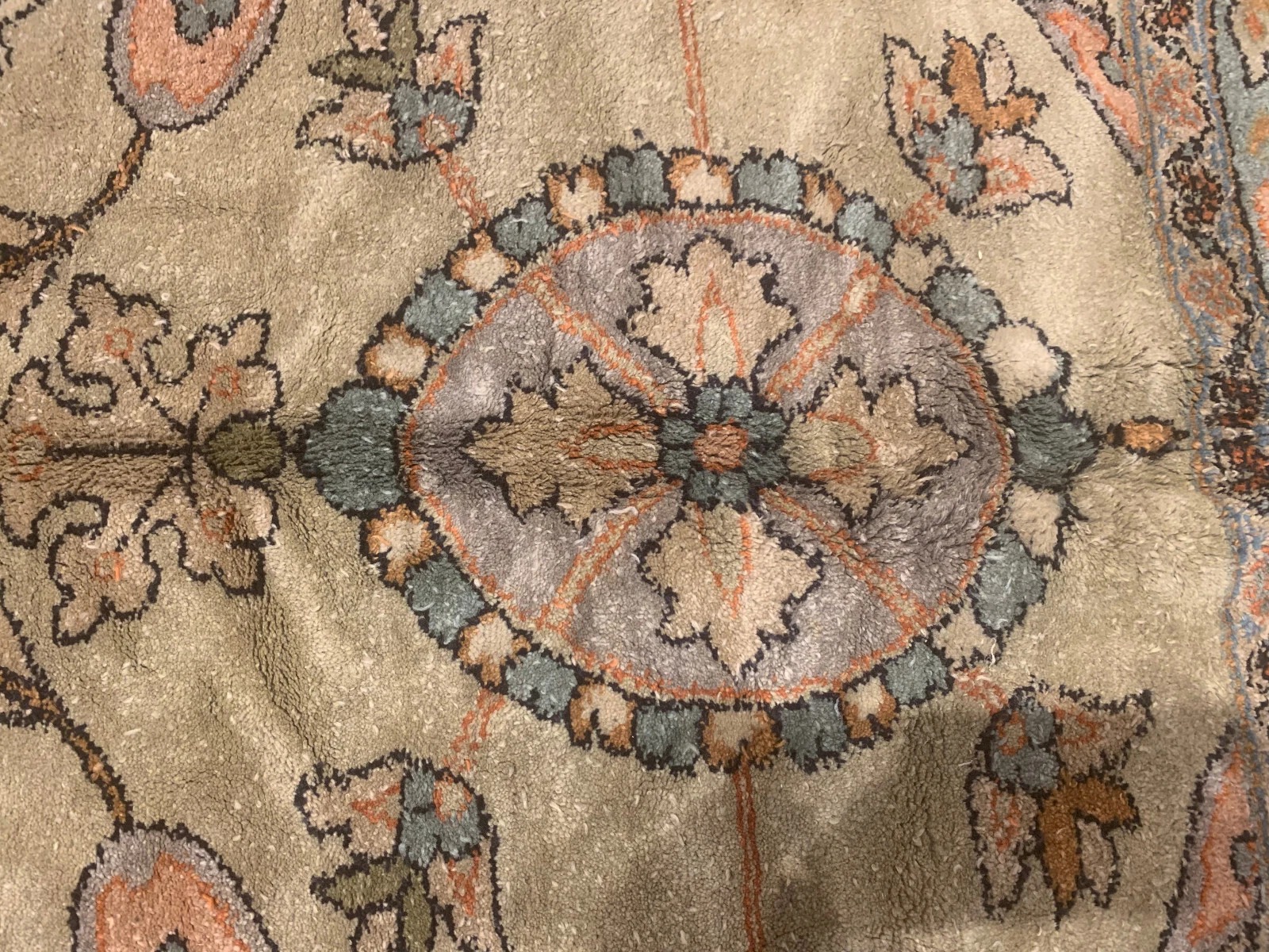 9.2 x 13.3 FineTurkish Ushack Hand knotted Wool
