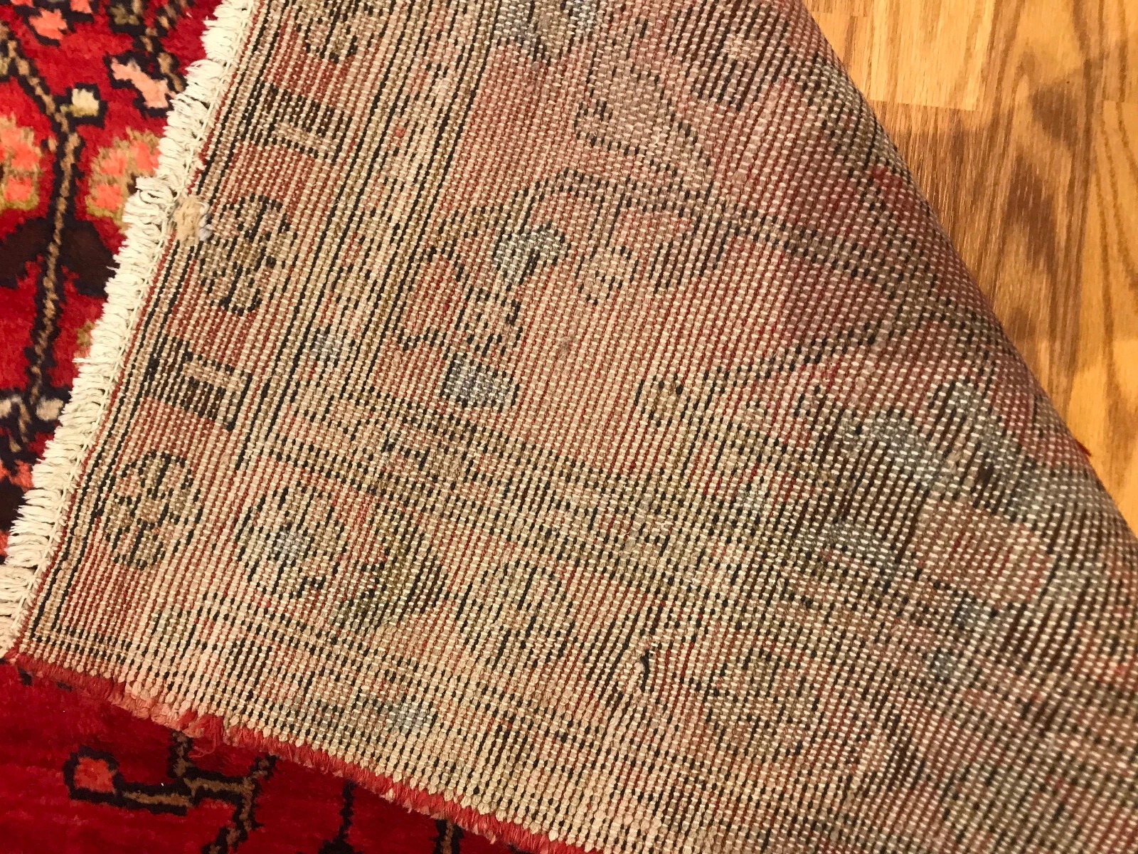 4.6 x 7.2 Vintage Tribal 100% Wool Hand Knotted Vegetable Dye Area Rug