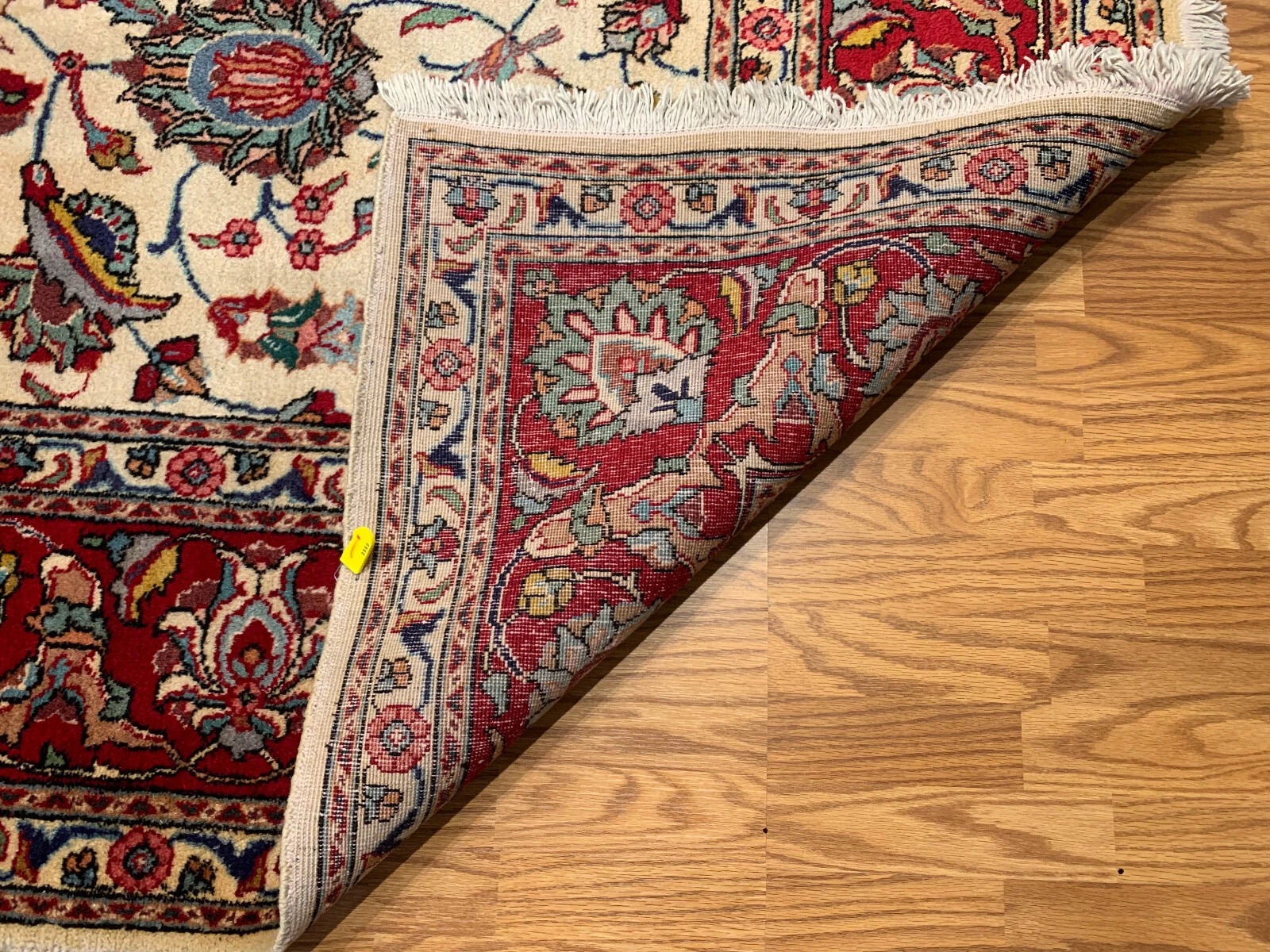 8.1 x 11.7 Vintage Garden Design 100% Wool Hand Knotted Area Rug