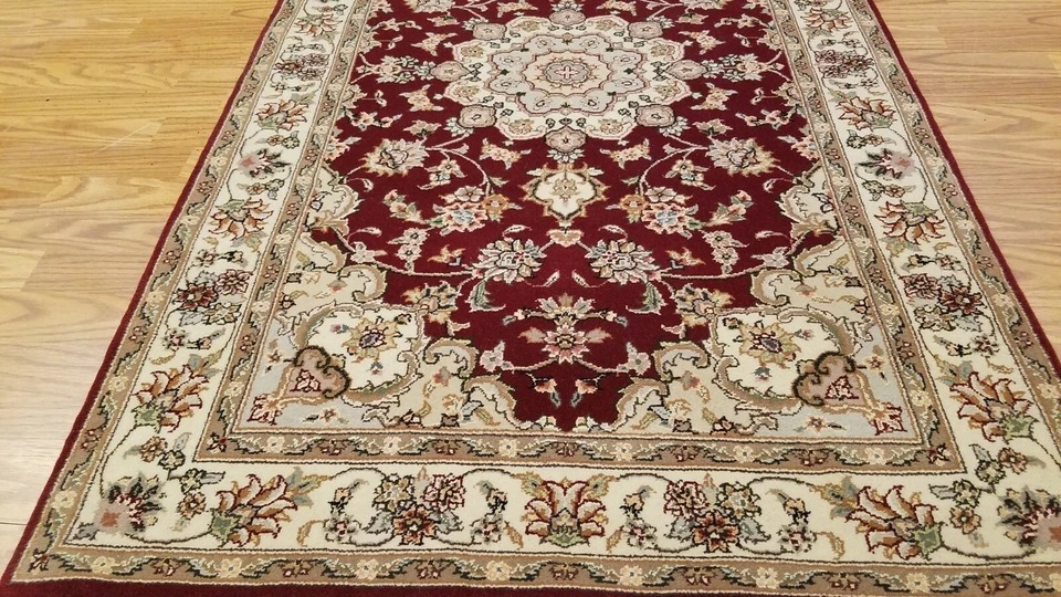 3 x 5 Fine Quality Sino Wool & Silk Hand Knotted Oriental Rug