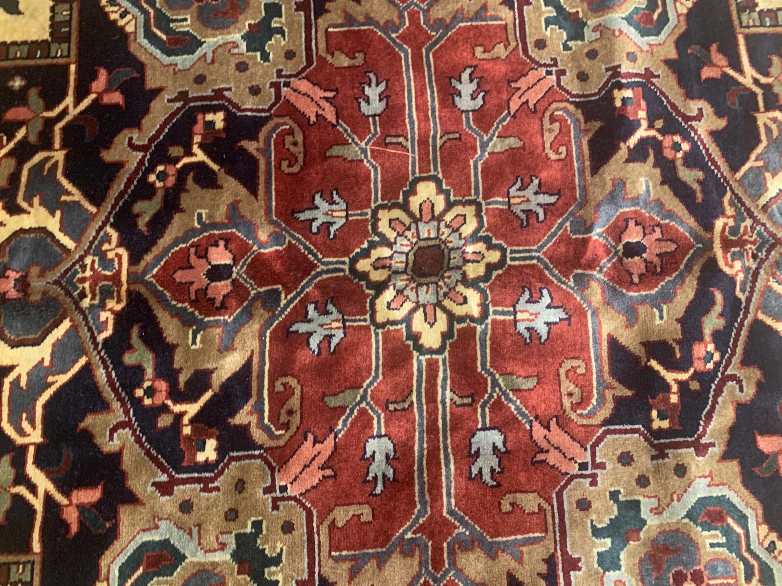 10 x 13.10 ft Indo Hariz Hand Knotted 100% Wool Rug