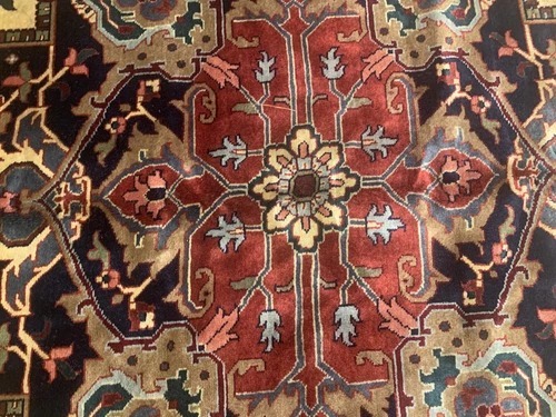 10 x 13.10 ft Indo Hariz Hand Knotted 100% Wool Rug
