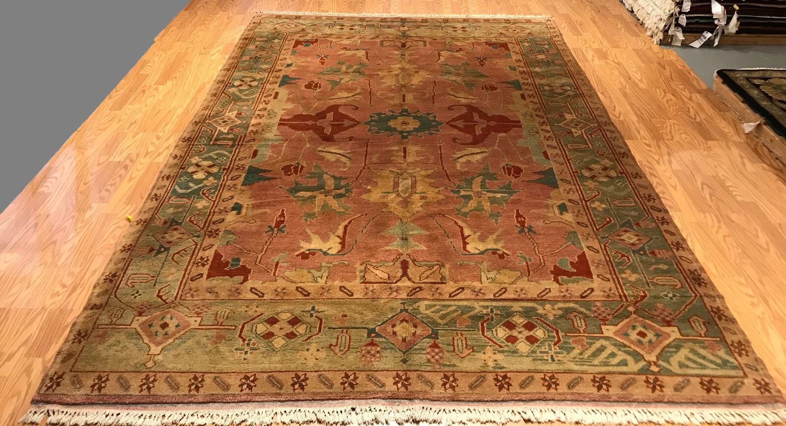 8 X 10 Hand Knotted 100% Wool Area Rug