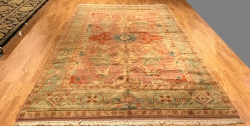 8 X 10 Hand Knotted 100% Wool Area Rug