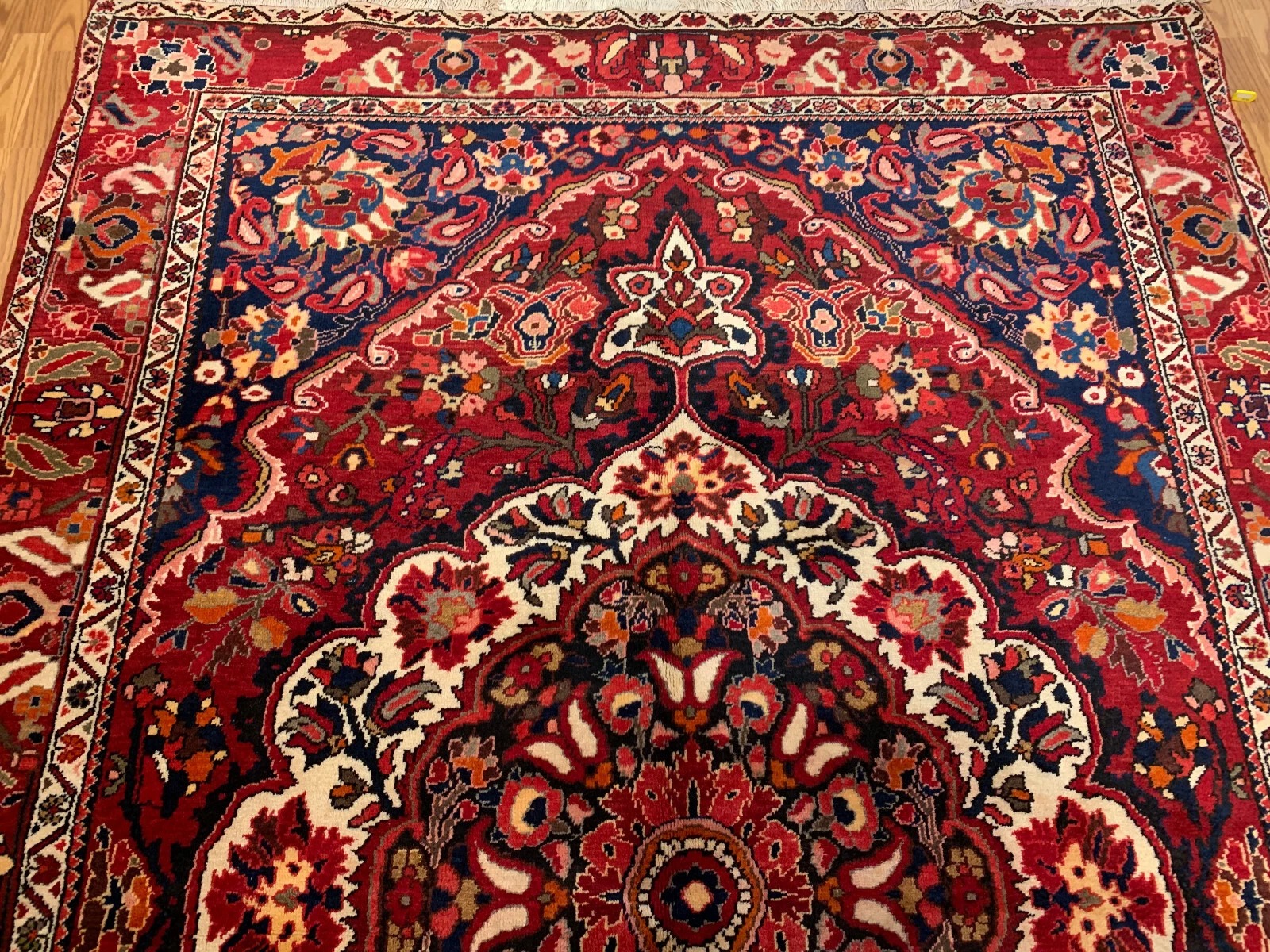 7 x 10 Vintage Hand Knotted 100% Wool Vegetable Dye Area Rug