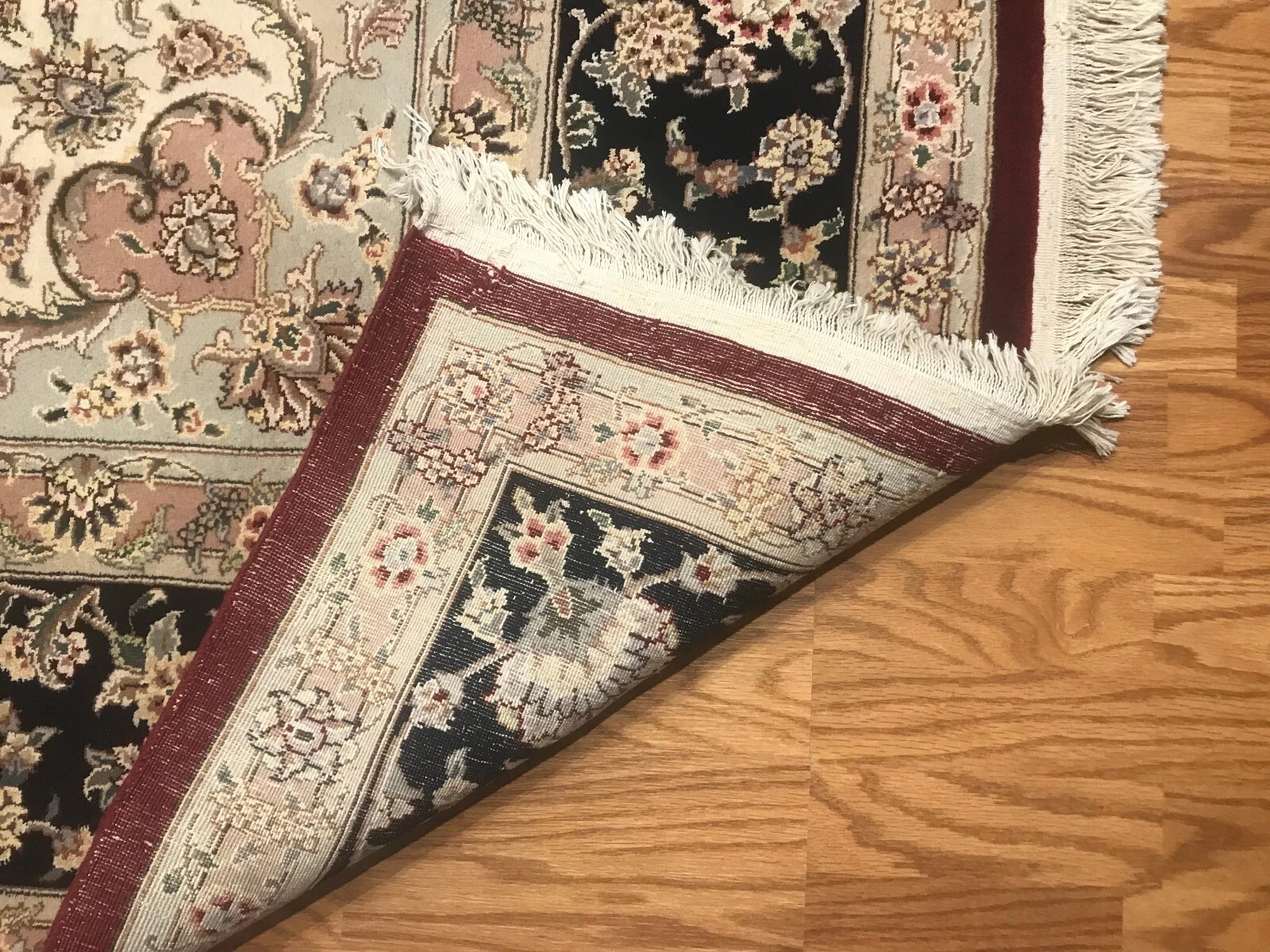 8 x 10 Hand Knotted Wool & Silk Area Rug