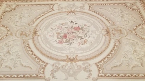 9 x 12 Hand woven French Aubusson Tapestry 100% wool Area rug