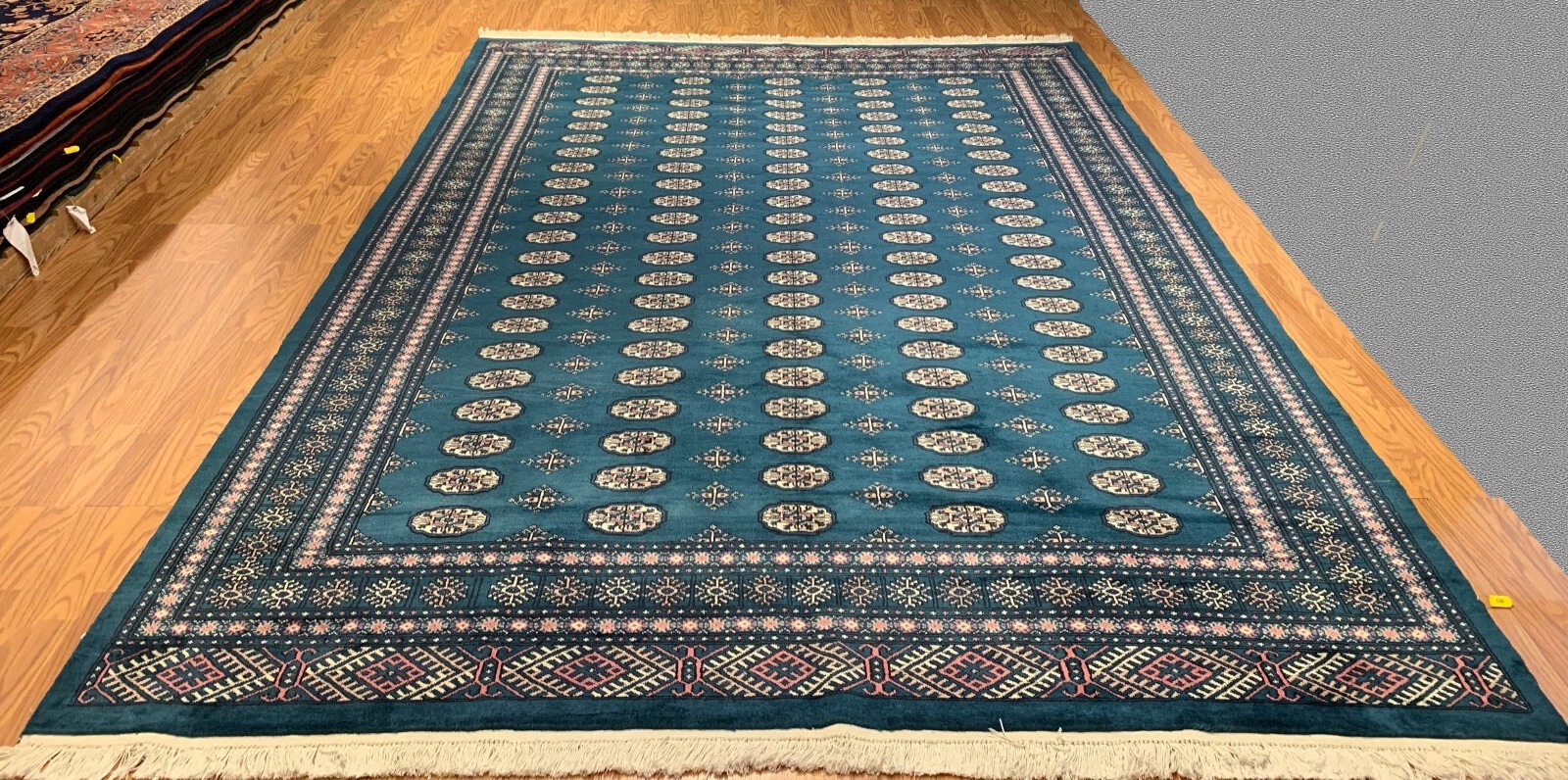 8.1 x 11.3 Pakistan Bokhara Hand Knotted 100% Wool Area Rug 500261 Montaage Inc.