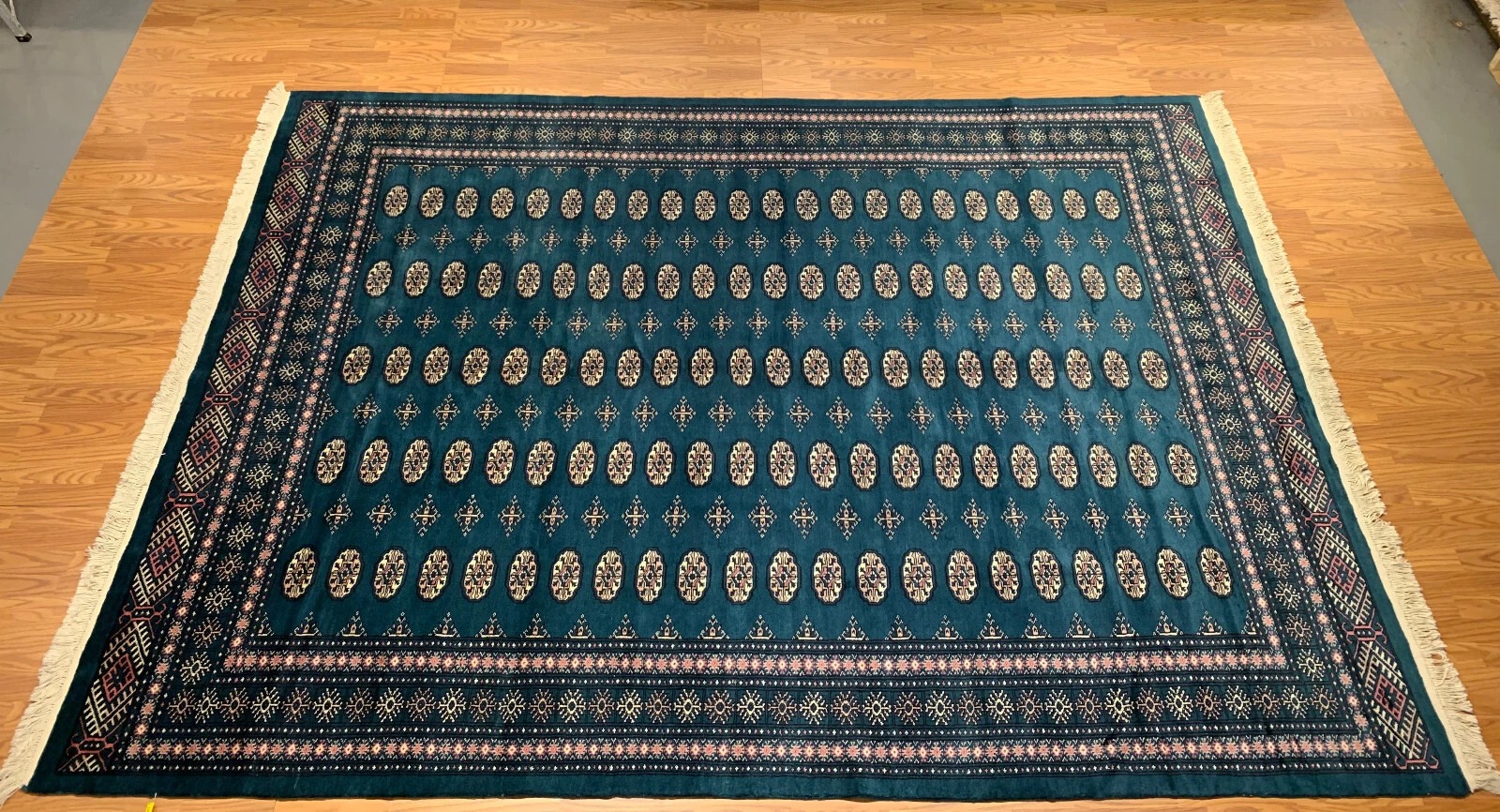 8.1 x 11.3 Pakistan Bokhara Hand Knotted 100% Wool Area Rug