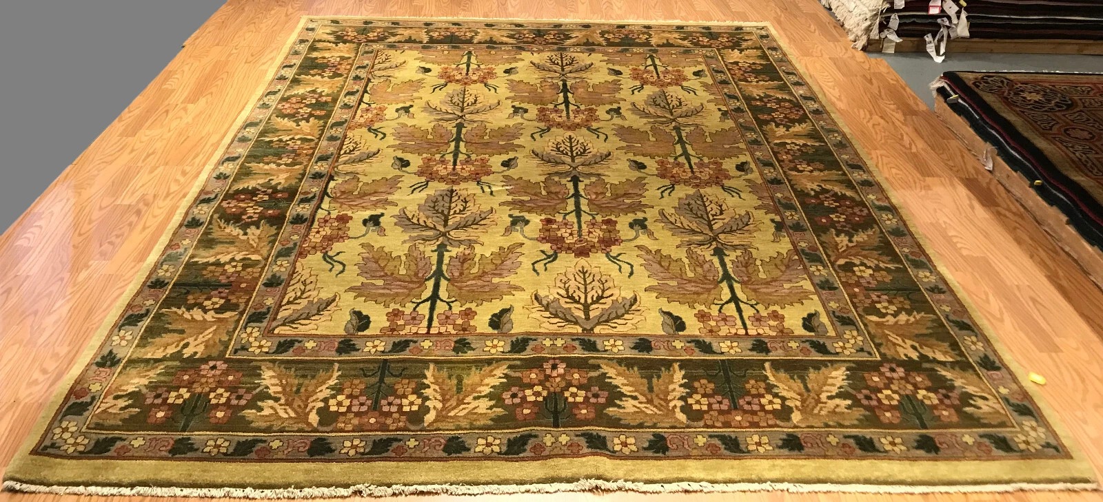 8 X 10 Hand Knotted 100% Wool Area Rug