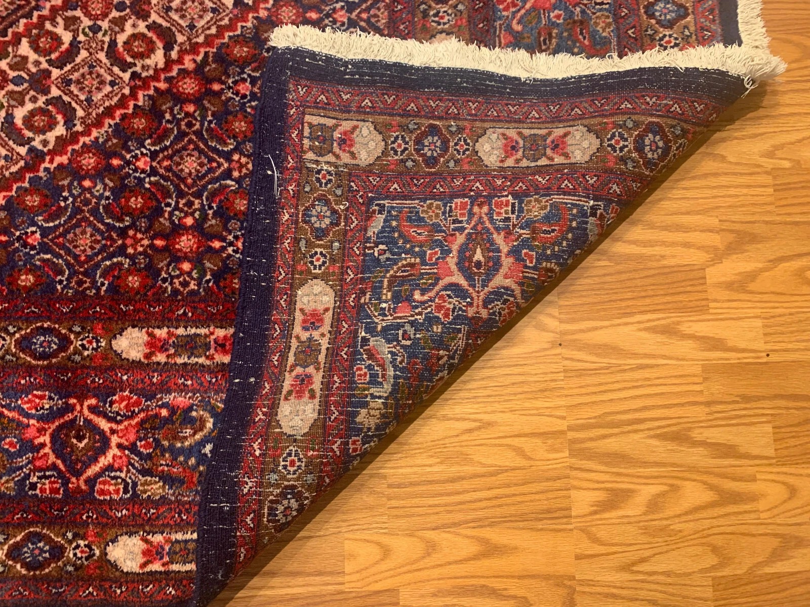 10.1 x 12 Semi Antique Birjand Hand Knotted 100% Wool Rug