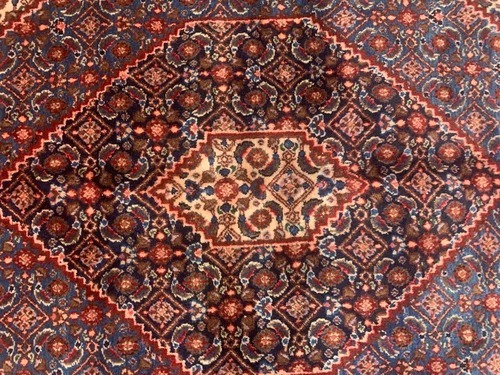 10.1 x 12 Semi Antique Birjand Hand Knotted 100% Wool Rug