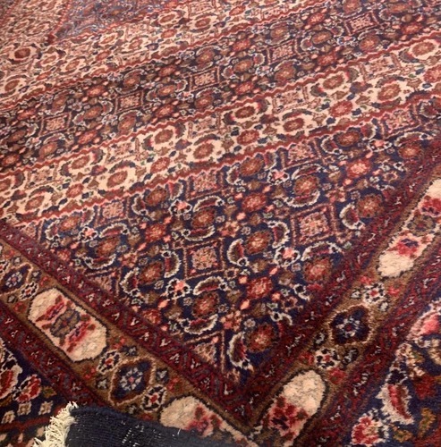 10.1 x 12 Semi Antique Birjand Hand Knotted 100% Wool Rug