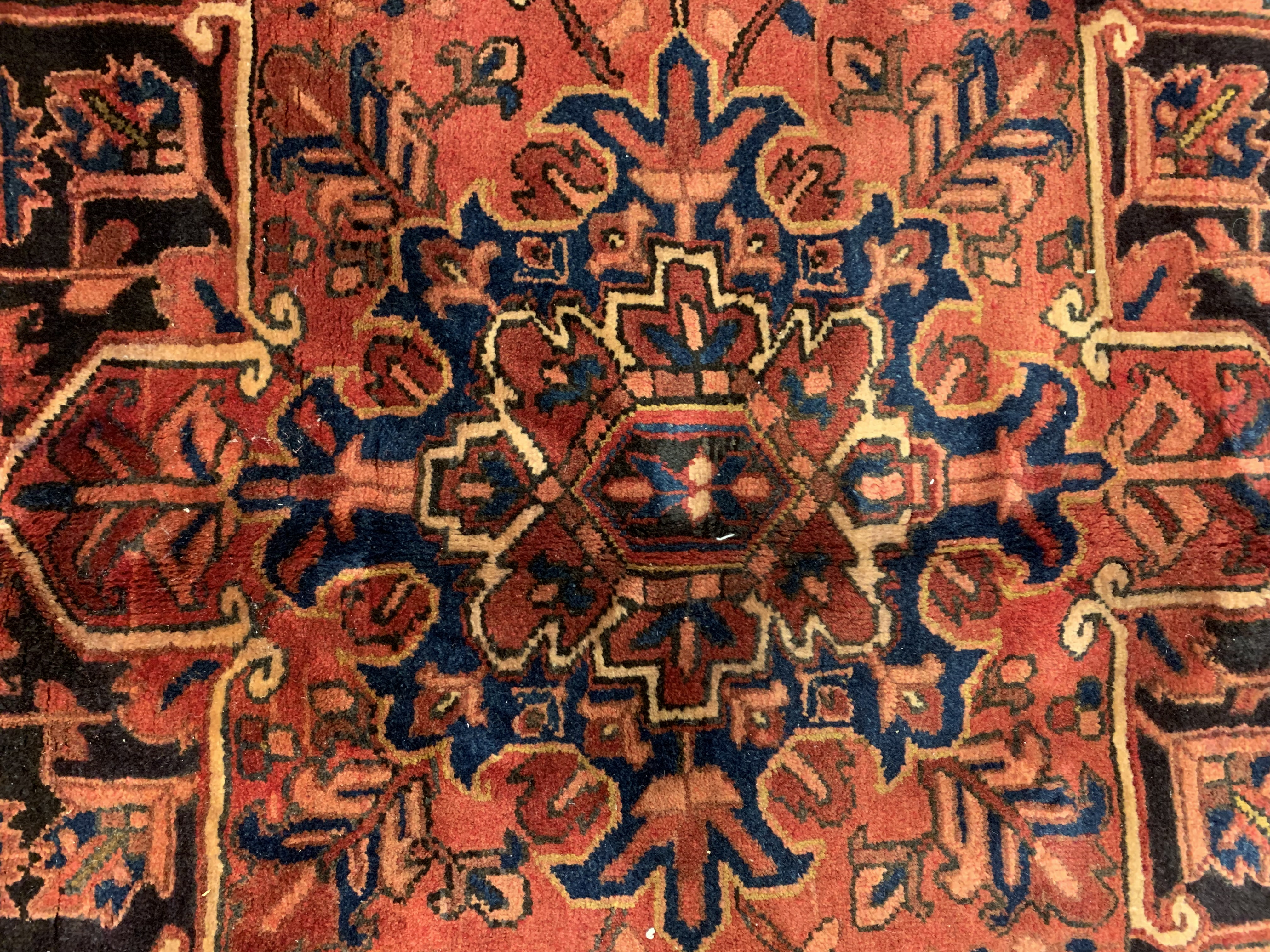 10 x 12 Persain Antique Fine Hand Knotted 100% Wool Rug