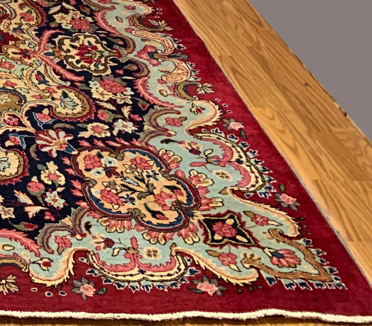 9.9 x 12.3 Semi Antique Fine Hand Knotted 100% Wool Rug