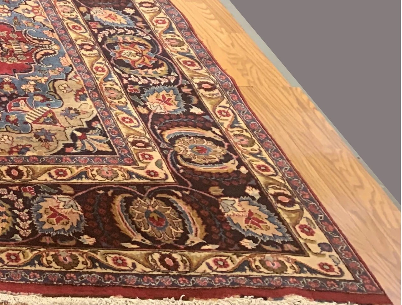 10 x 12.6 Semi Antique Fine Hand Knotted 100% Wool Rug