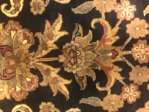 8 x 10 Indo Agra Hand spawned Wool Hand Knotted Oriental Rug