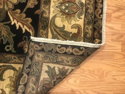 8 x 10 Indo Agra Hand spawned Wool Hand Knotted Oriental Rug