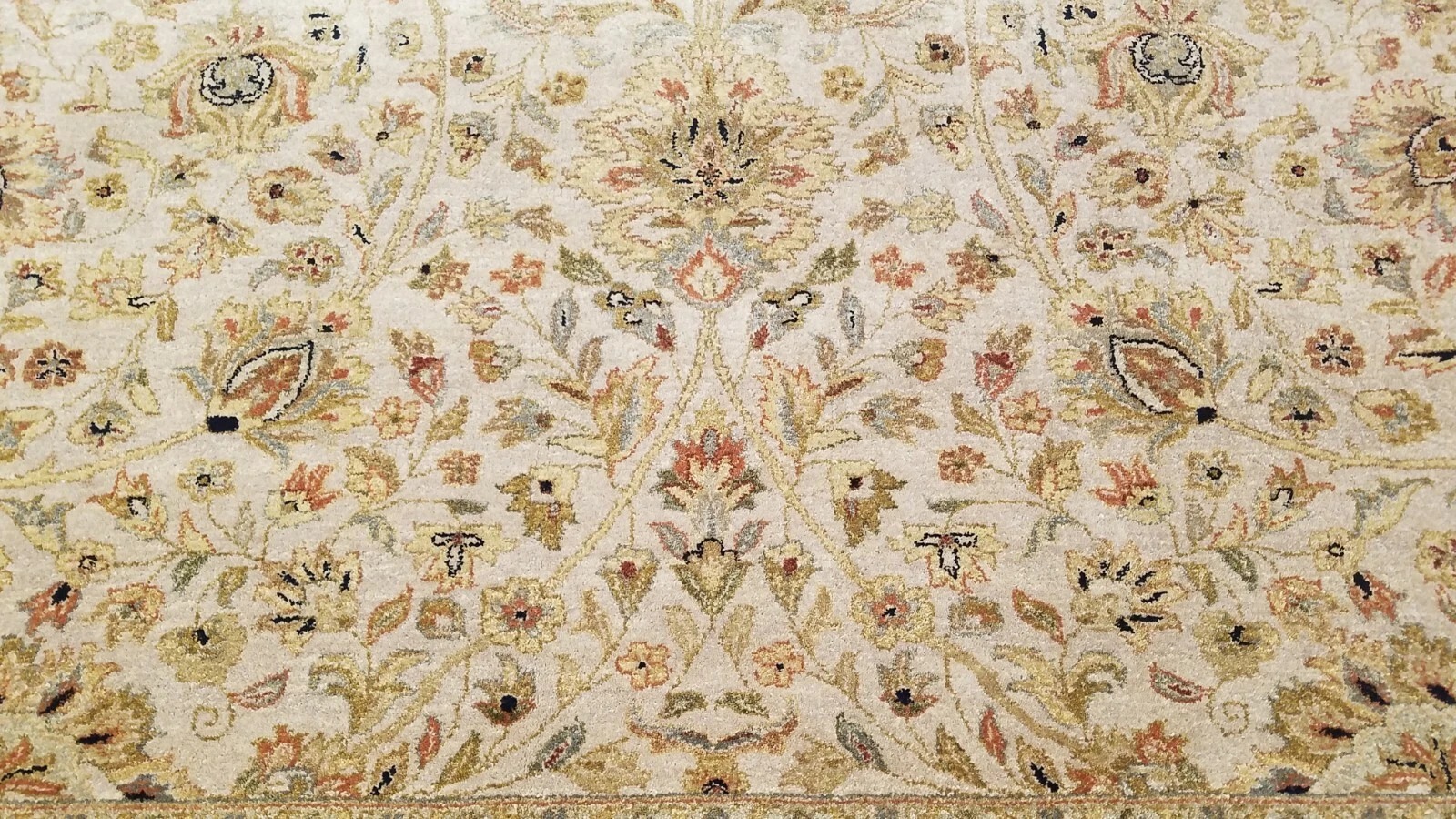 9 x 12 Very High Quality Vegetable Dye All Over Wool Hand-Knotted Oriental Rug