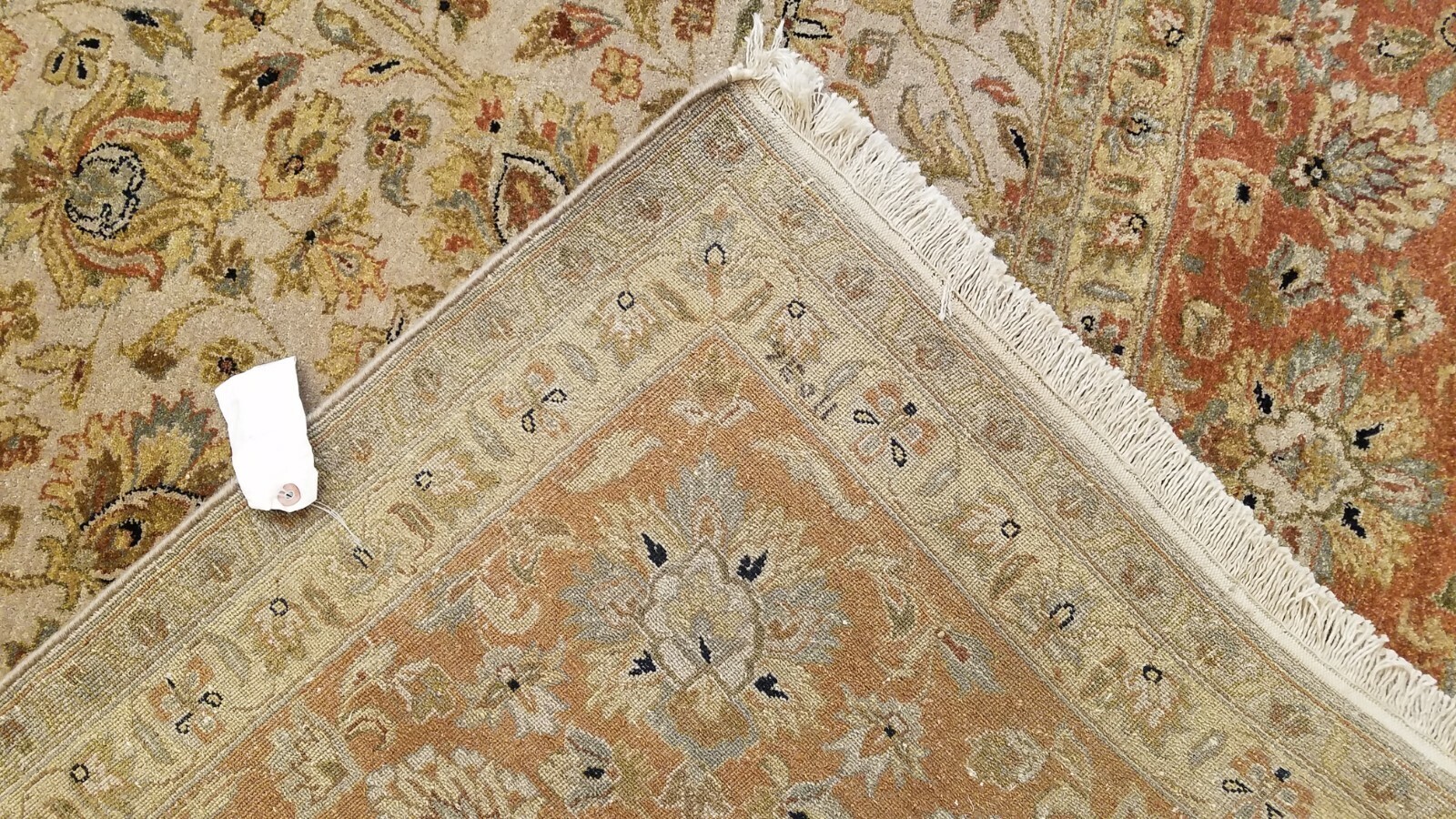 9 x 12 Very High Quality Vegetable Dye All Over Wool Hand-Knotted Oriental Rug