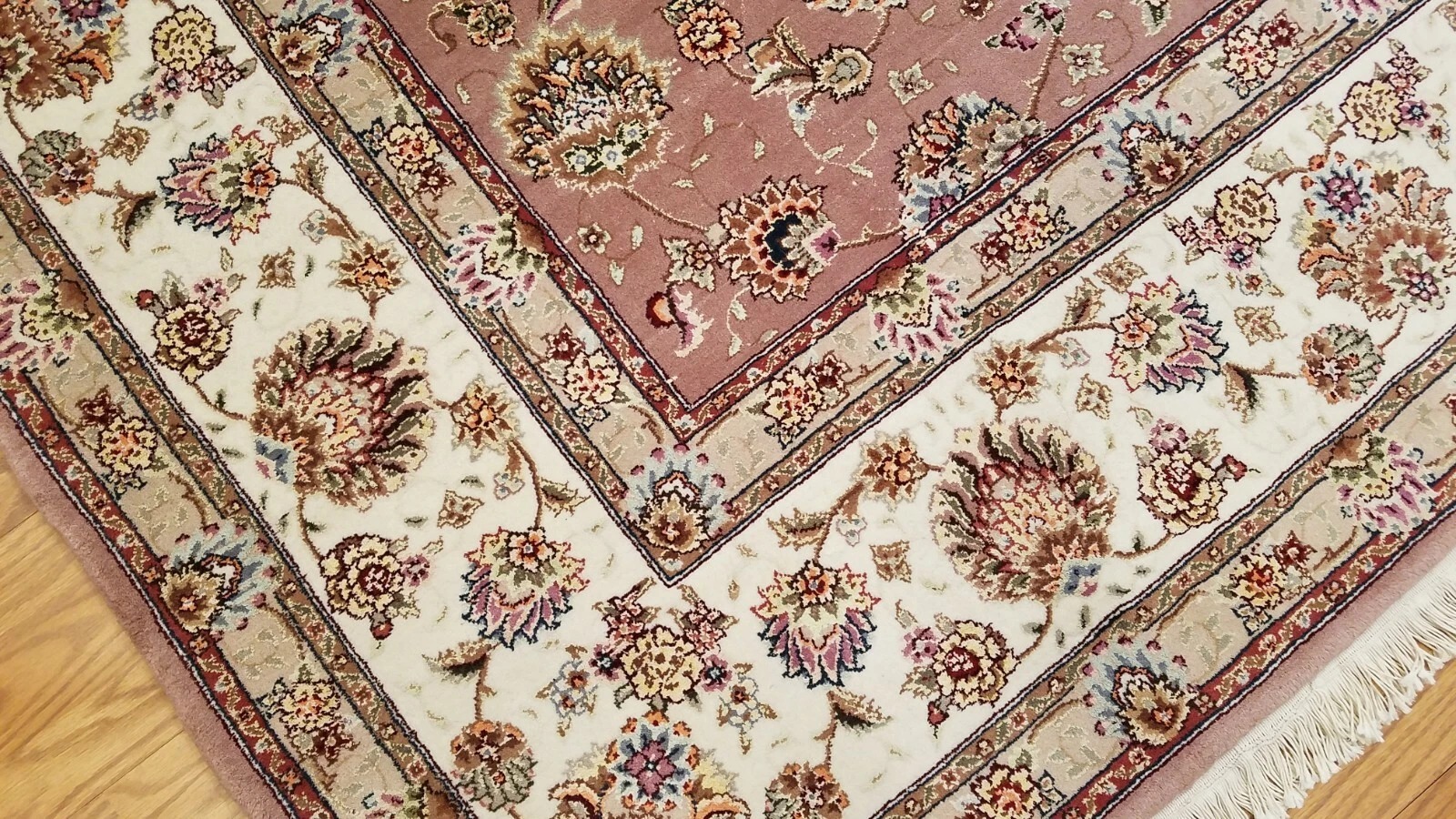 9' x 12' Hand Knotted 280 KPSI Masterpiece Wool & Silk Oriental Area Rug