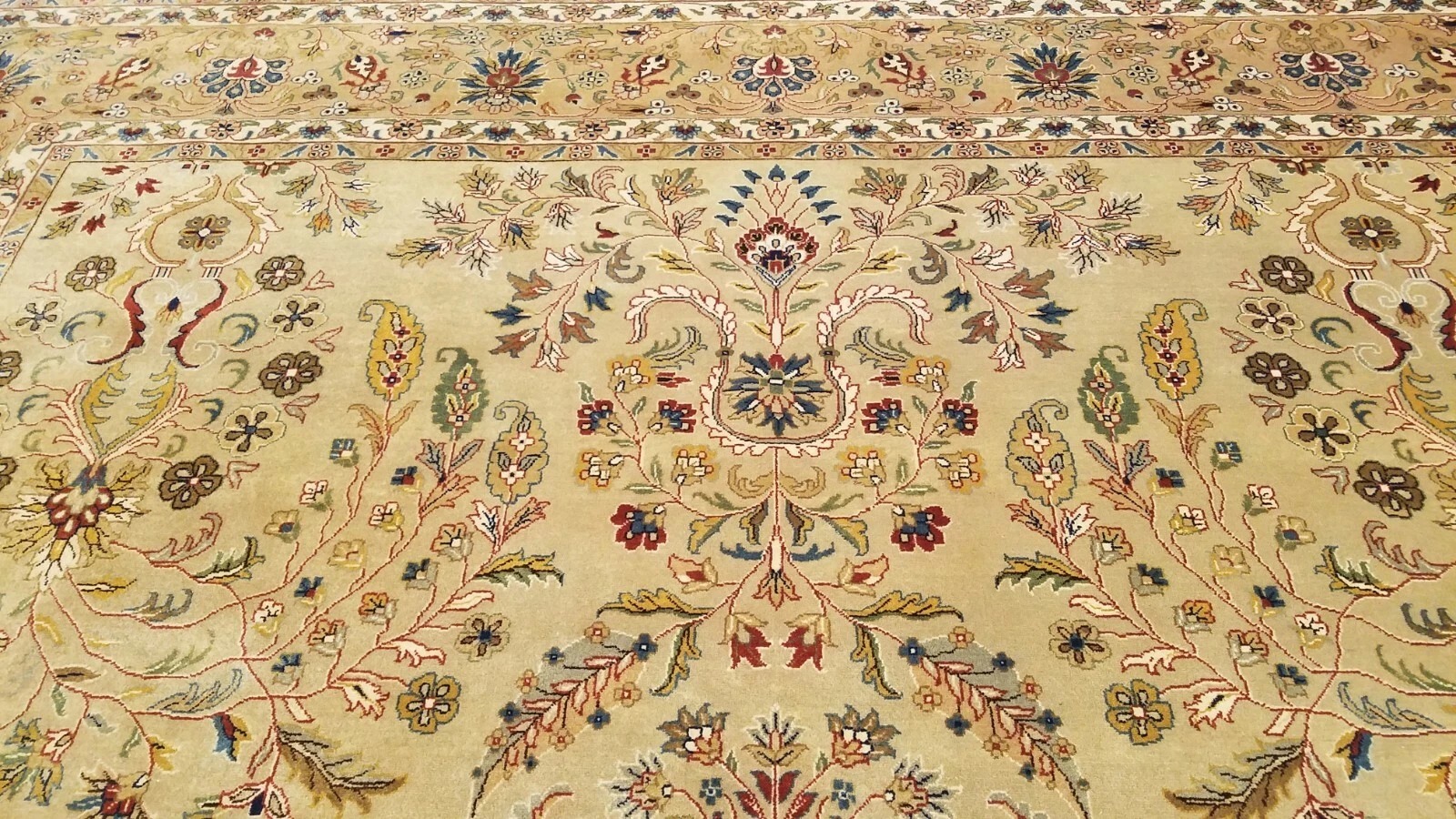 9x12 Indo Frahan Hand Knotted 100% wool Fine Quality Oriental rug