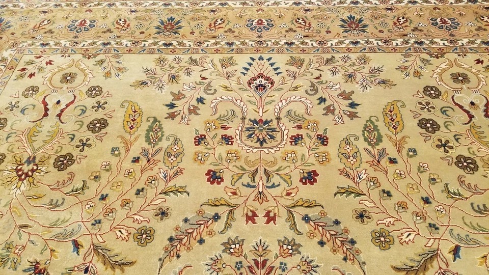 9x12 Indo Frahan Hand Knotted 100% wool Fine Quality Oriental rug