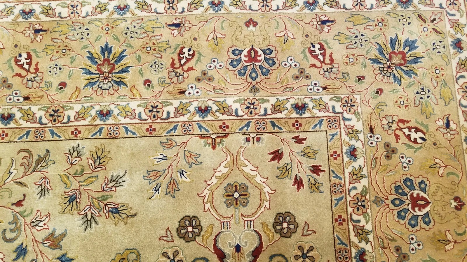 9x12 Indo Frahan Hand Knotted 100% wool Fine Quality Oriental rug