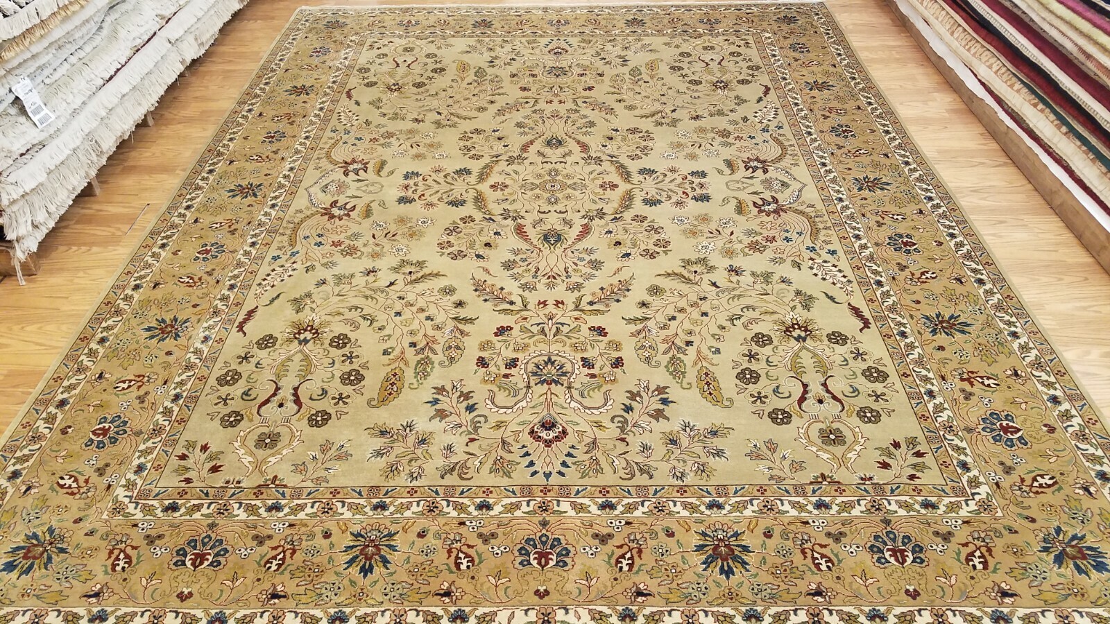9x12 Indo Frahan Hand Knotted 100% wool Fine Quality Oriental rug