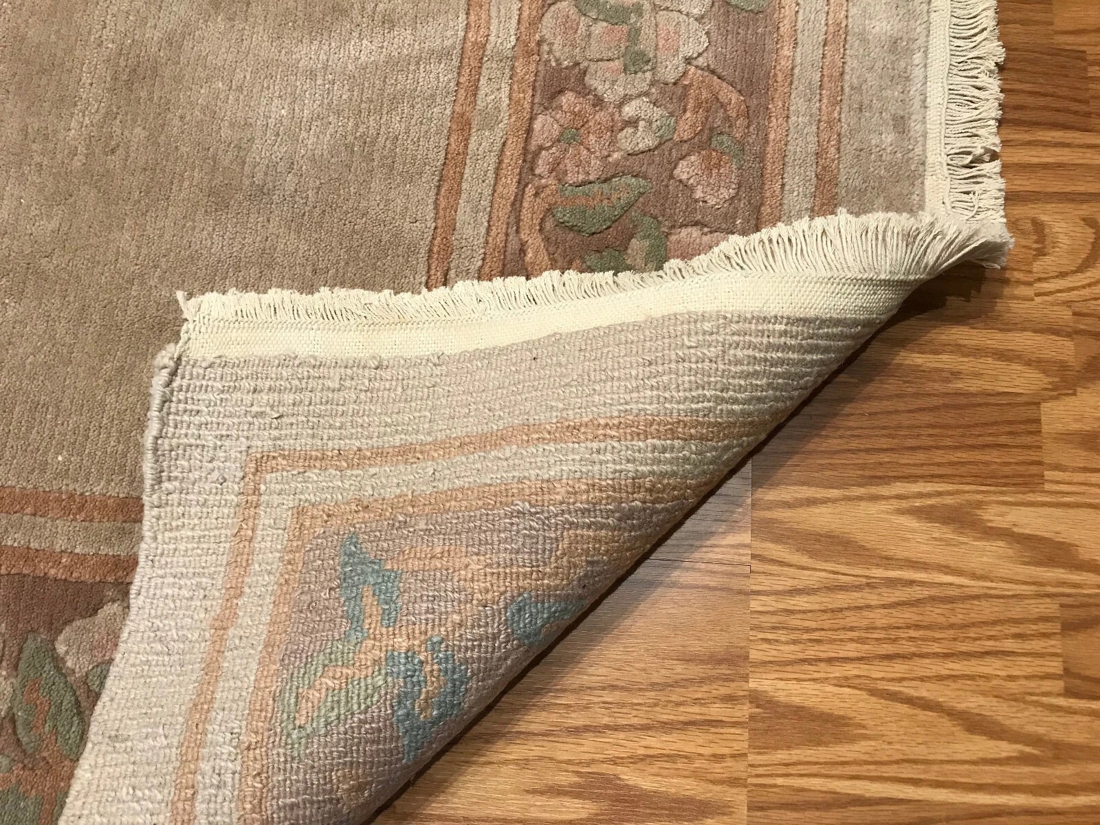 8 X 10 Hand Knotted 100% Wool Area Rug