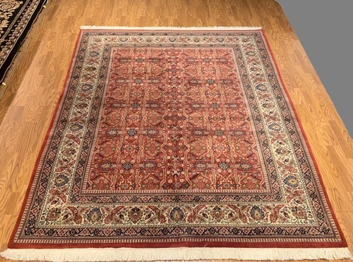8 x 10 New Hand Knotted 100% Wool Area Rug
