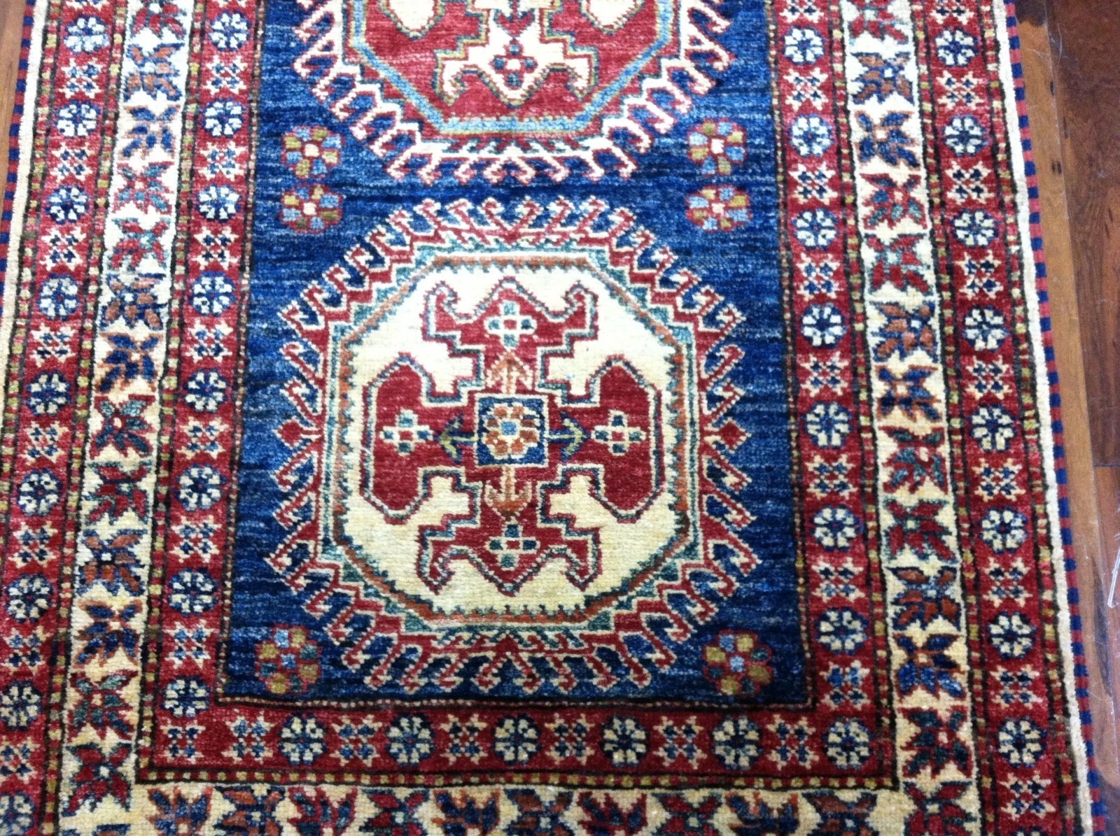 3 x 13 New Veg Dyes Fine Supper Kazak Hand Knotted Wool Rug