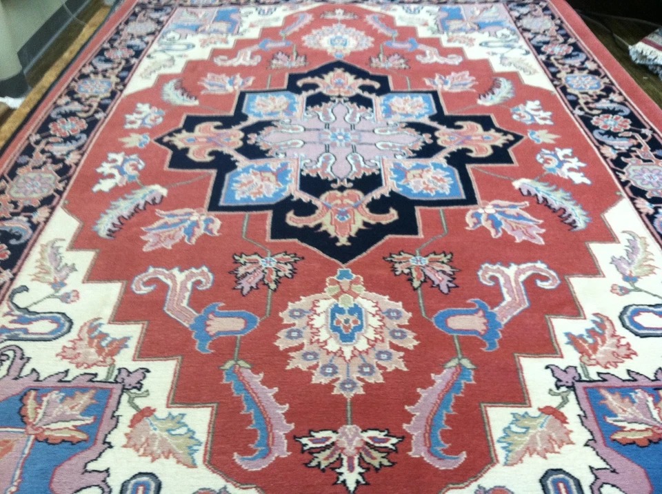 6 x 9 Hand Knotted Oriental Rug Wool