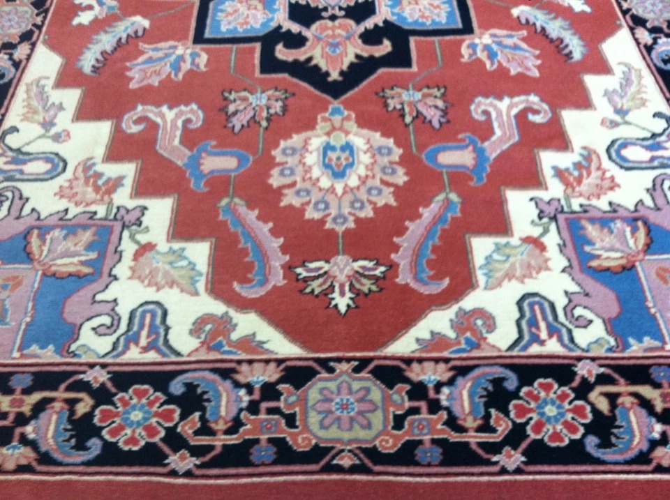 6 x 9 Hand Knotted Oriental Rug Wool