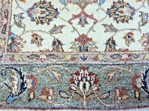 2.6 x 18 Pak Peshavar Runner Vegetable dye Wool Hand Knotted Rug