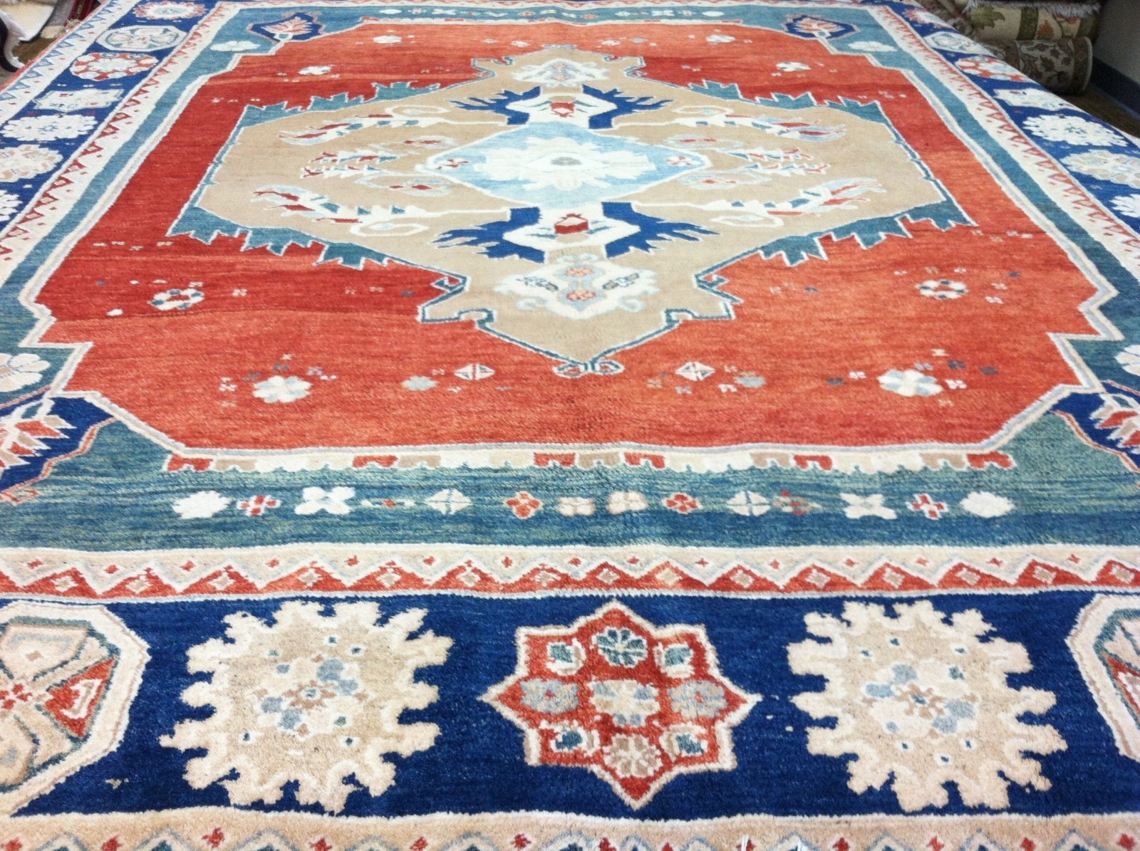 9 x 12 Excellent Quality Turkish Srapi Hand knotted Wool