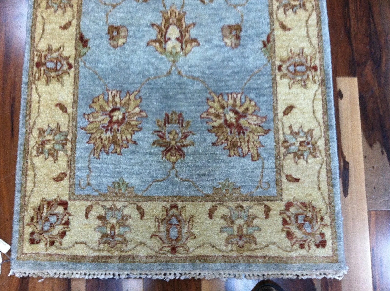 2.6 x 12 Pak Peshavar Vegetable Dye Hand Knotted Oriental Rug Wool