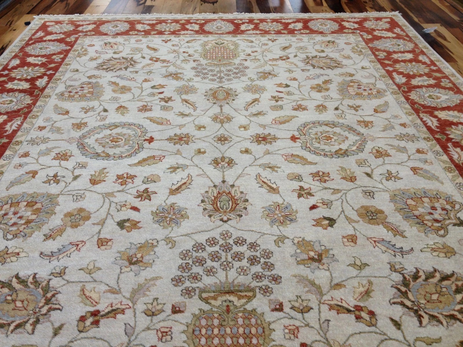 8 x 10  Indo Peshavar Hand  spawned Wool Hand Knotted Oriental Rug EB233085204165 Montaage