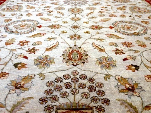 8 x 10 Indo Peshavar Hand spawned Wool Hand Knotted Oriental Rug