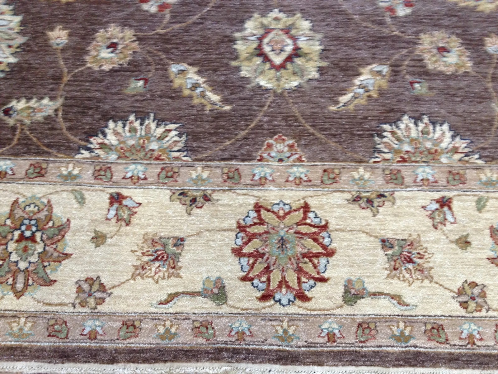 8 x 10 Beautiful Indo peshavar Hand Knotted Oriental Rug Wool