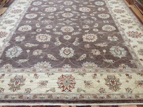 8 x 10 Beautiful Indo peshavar Hand Knotted Oriental Rug Wool